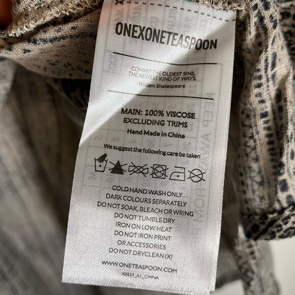 ONE TEASPOON Chelsea Off Shoulder Oversized High Low Billow Sleeve Top - Picture 7 of 9